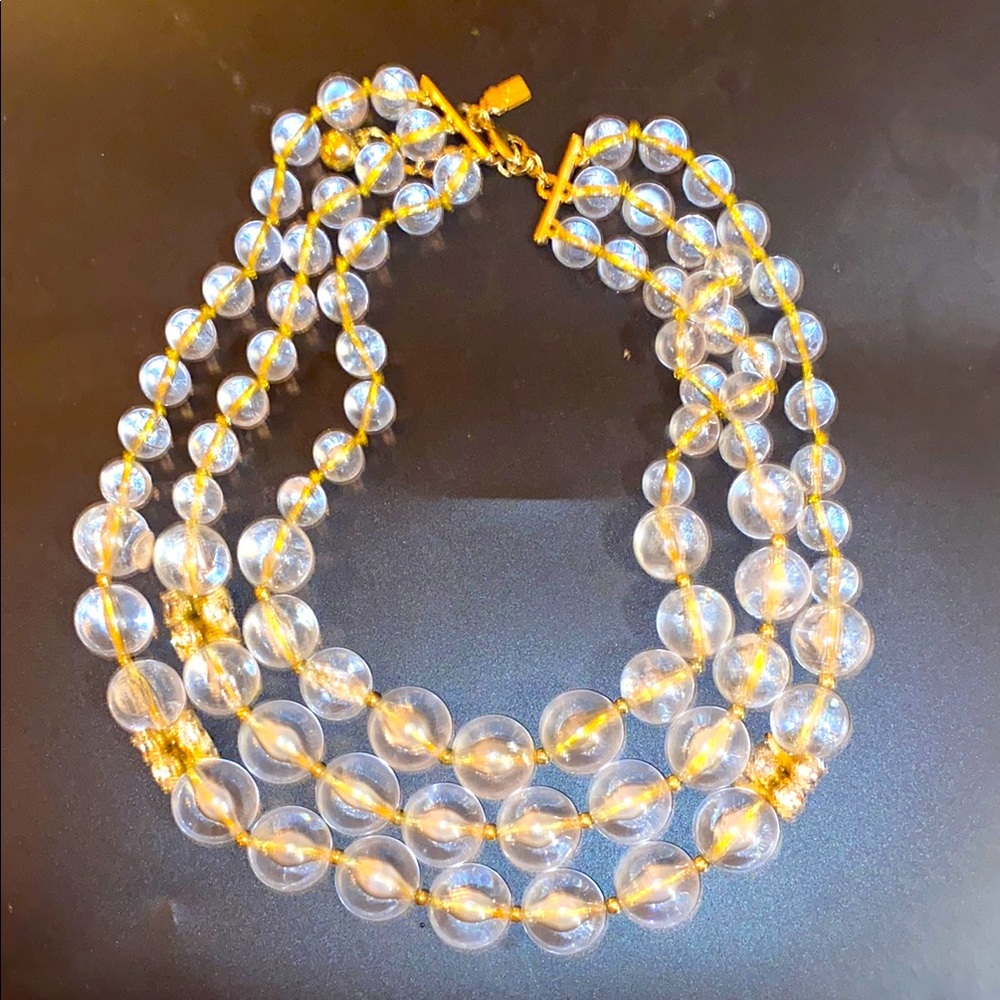 kate spade Gold Pearl Necklace Multi-Strand